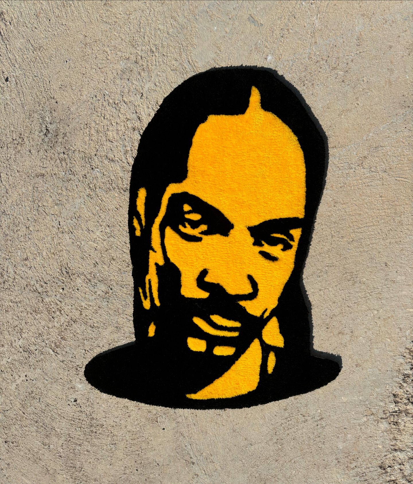 SNOOP DOGG FACE - Handmade rug